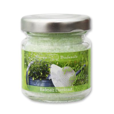 Badesalz 60g im Glas "Gartenidylle", Eisenkraut 