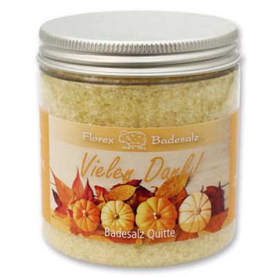 Bath salt 300g in a container "Vielen Dank", Quince 