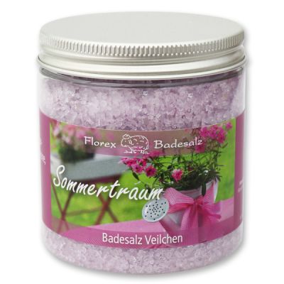 Bath salt 300g in a container "Sommertraum", Viola 