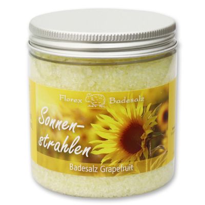 Bath salt 300g in a container "Sonnenstrahlen", Grapefruit 