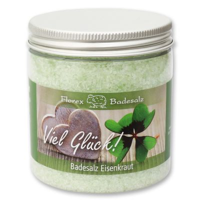 Bath salt 300g in a container "Viel Glück", Verbena 