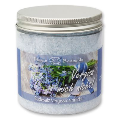 Bath salt 300g in a container "Vergiss mich nicht", Forget-me-not 