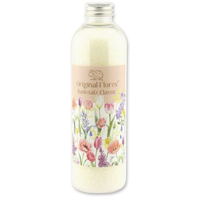 Bath salt 320g 'Blütenzart' with design 12, Classic 