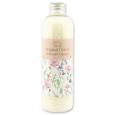 Bath salt 320g 'Blütenzart' with design 5, Classic 