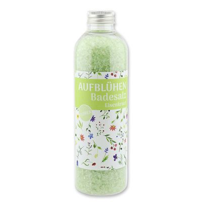 Bath salt 320g in a bottle "Aufblühen", Verbena 