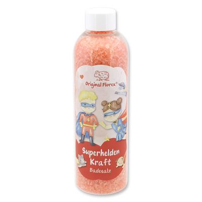 Bath salt 320g in the bottle "Superhelden Kraft", Berry dream 