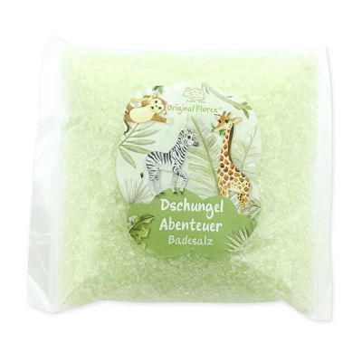 Bath salt 120g in a cellophane bag "Dschungel Abenteuer", Magic land 