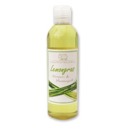 Body & massage oil 200ml, Lemongrass 