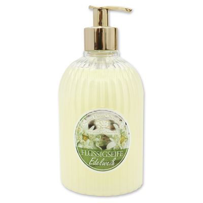 Liquid sheepmilk soap 500ml in a dispenser, Edelweiss 