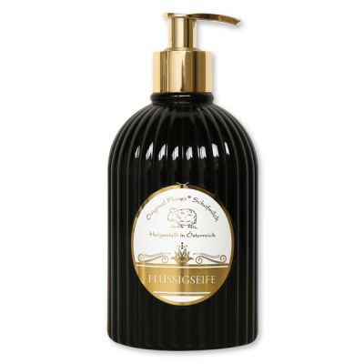 Liquid sheepmilk soap 500ml in a dispenser luxus edition black, Classic 