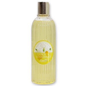 Shower- & foam bath with organic sheep milk 330ml in the bottle, Chamomile 