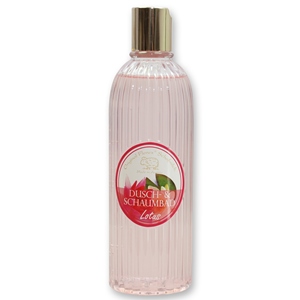 Shower- & foam bath with organic sheep milk 330ml in the bottle, Lotus 