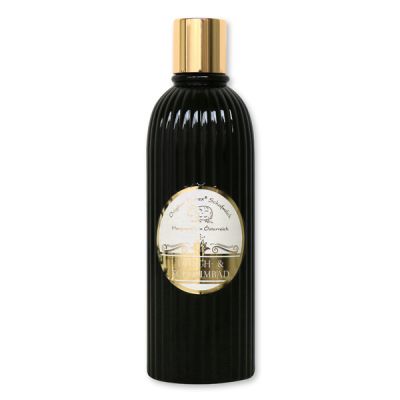 Dusch- & Schaumbad mit biologischer Schafmilch 330ml in der Flasche Luxusedition schwarz, Classic 