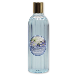 Shower- & foam bath with organic sheep milk 330ml in the bottle, Forget-me-not 