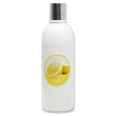 Shampoo hair&body with organic sheep milk 330ml in the bottle, Grapefruit 