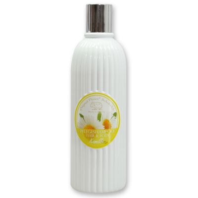 Pflegeshampoo Hair&Body mit biologischer Schafmilch 330ml in der Flasche, Kamille 