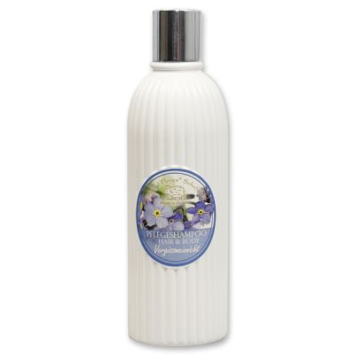 Pflegeshampoo Hair&Body mit biologischer Schafmilch 330ml in der Flasche, Vergissmeinnicht 