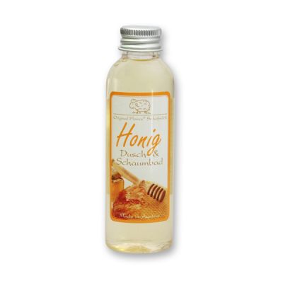 Shower- & foam bath with organic sheep milk 75ml, Honey 