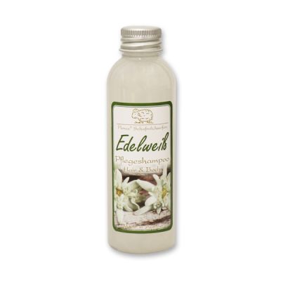 Shampoo hair&body with organic sheep milk 75ml, Edelweiss 