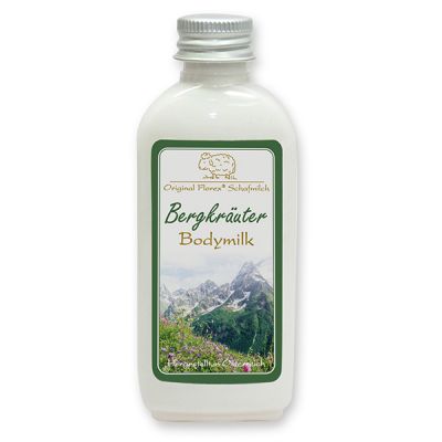 Bodymilk mit biologischer Schafmilch 75ml, Bergkräuter 