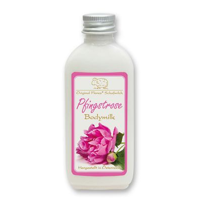 Bodymilk mit biologischer Schafmilch 75ml, Pfingstrose 