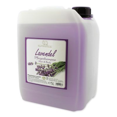 Shampoo hair&body with organic sheep milk refill 5L in a canister, Lavender 