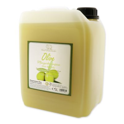 Shampoo hair&body with organic sheep milk refill 5L in a canister, Olive 