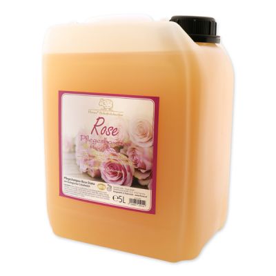 Shampoo hair&body with organic sheep milk refill 5L in a canister, Rose Diana 