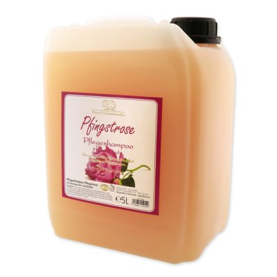 Shampoo hair&body with organic sheep milk refill 5L in a canister, Peony 