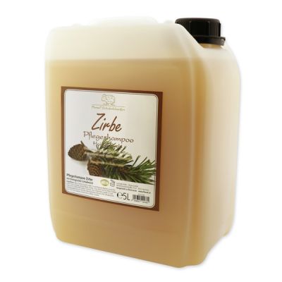Shampoo hair&body with organic sheep milk refill 5L in a canister, Swiss pine 