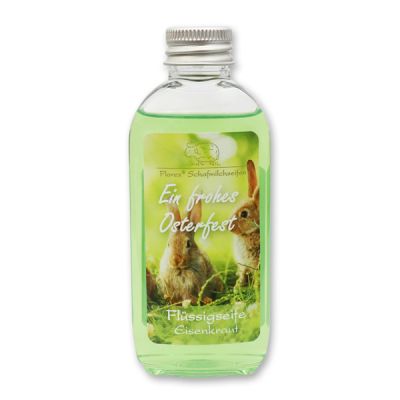 Liquid sheep milk soap 75ml "Ein frohes Osterfest", Verbena 