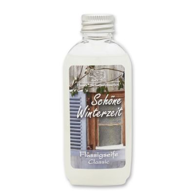 Liquid sheep milk soap 75ml "Schöne Winterzeit", Classic 