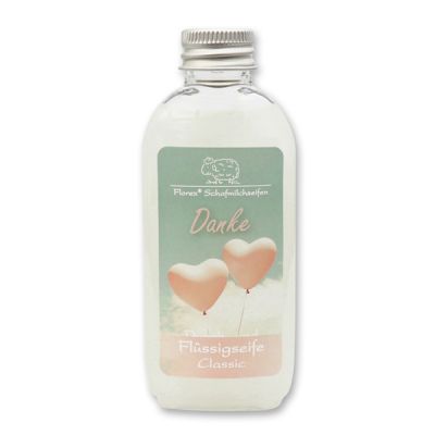 Liquid sheep milk soap 75ml "Danke", Classic 