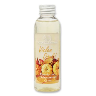 Shower- and foam bath with sheep milk 75ml "Vielen Dank", Classic 