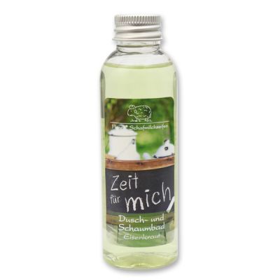 Shower- and foam bath with sheep milk 75ml "Zeit für mich", Verbena 