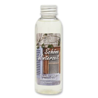 Shower- and foam bath with sheep milk 75ml "Schöne Winterzeit", Classic 