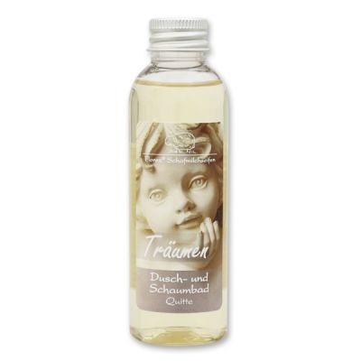 Shower- and foam bath with sheep milk 75ml "Träumen", Quince 