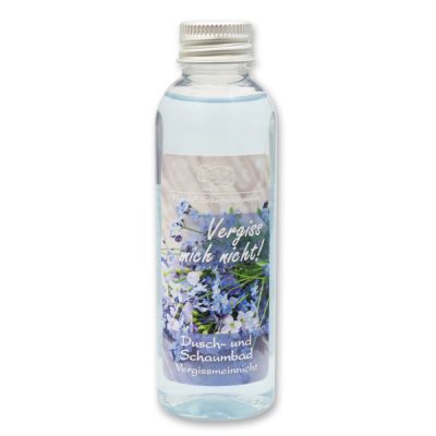 Shower- and foam bath with sheep milk 75ml "Vergiss mich nicht", Forget-me-not 