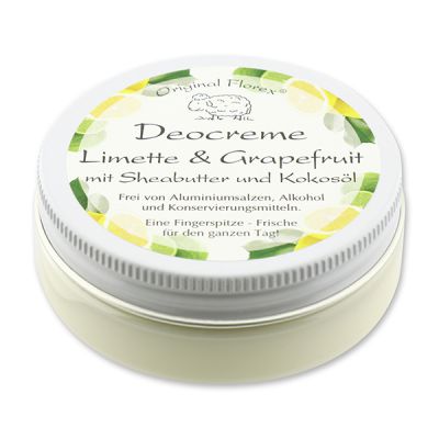 Deocreme 40ml, Limette & Grapefruit 