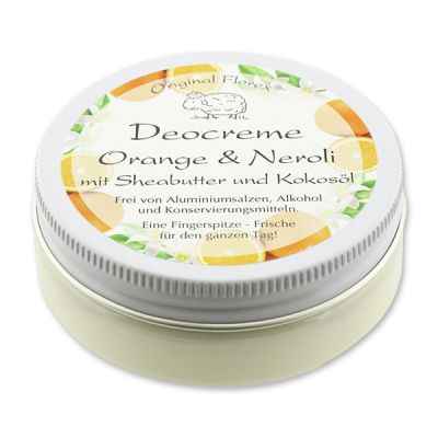 Deodorant Cream 40ml, Orange & neroli 
