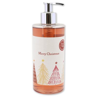 Liquid sheep milk soap 400ml in a dispenser "Colourful Holidays motif 9", Winter Magic 