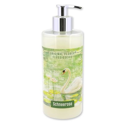 Flüssigseife mit biologischer Schafmilch 400ml "Naturzauber Motiv 3", Schneerose 