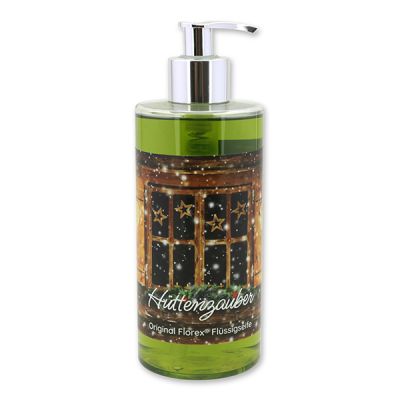 Liquid sheep milk soap 400ml in a dispenser "Hüttenzauber", Verbena 