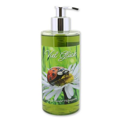 Liquid sheep milk soap 400ml in a dispenser "Viel Glück", Verbena 
