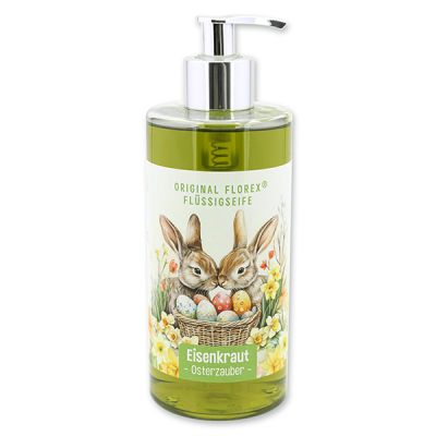 Flüssigseife mit biologischer Schafmilch 400ml "Osterzauber Motiv 3", Eisenkraut 
