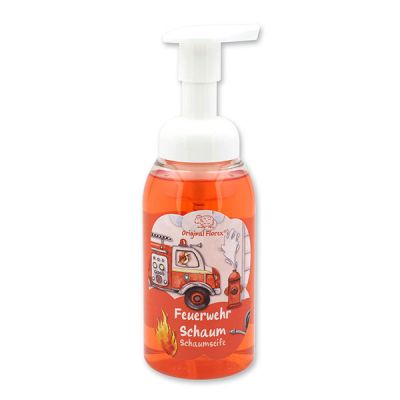 Foam soap with organic sheep milk 300ml in a dispenser "Feuerwehr Schaum", Berry dream 