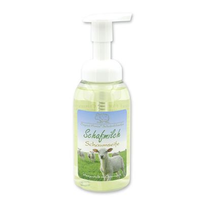 Schaumseife mit biologischer Schafmilch 300ml im Spender, Classic 