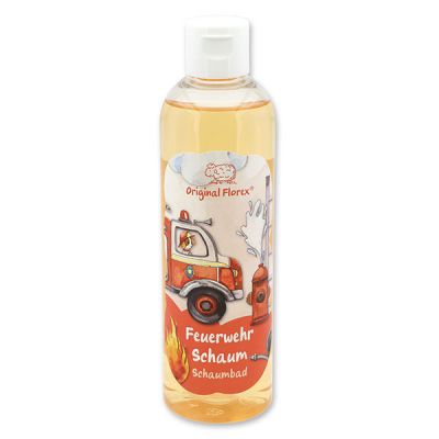 Foam bath with organic sheep milk 250ml in a bottle "Feuerwehr Schaum", Berry dream 