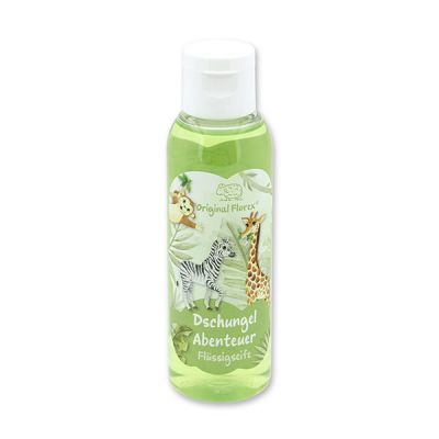 Liquid soap with organic sheep milk 75ml in a bottle "Dschungel Abenteuer", Magic land 