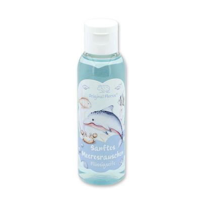 Liquid soap with organic sheep milk 75ml in a bottle "Sanftes Meeresrauschen", Cloud breeze 